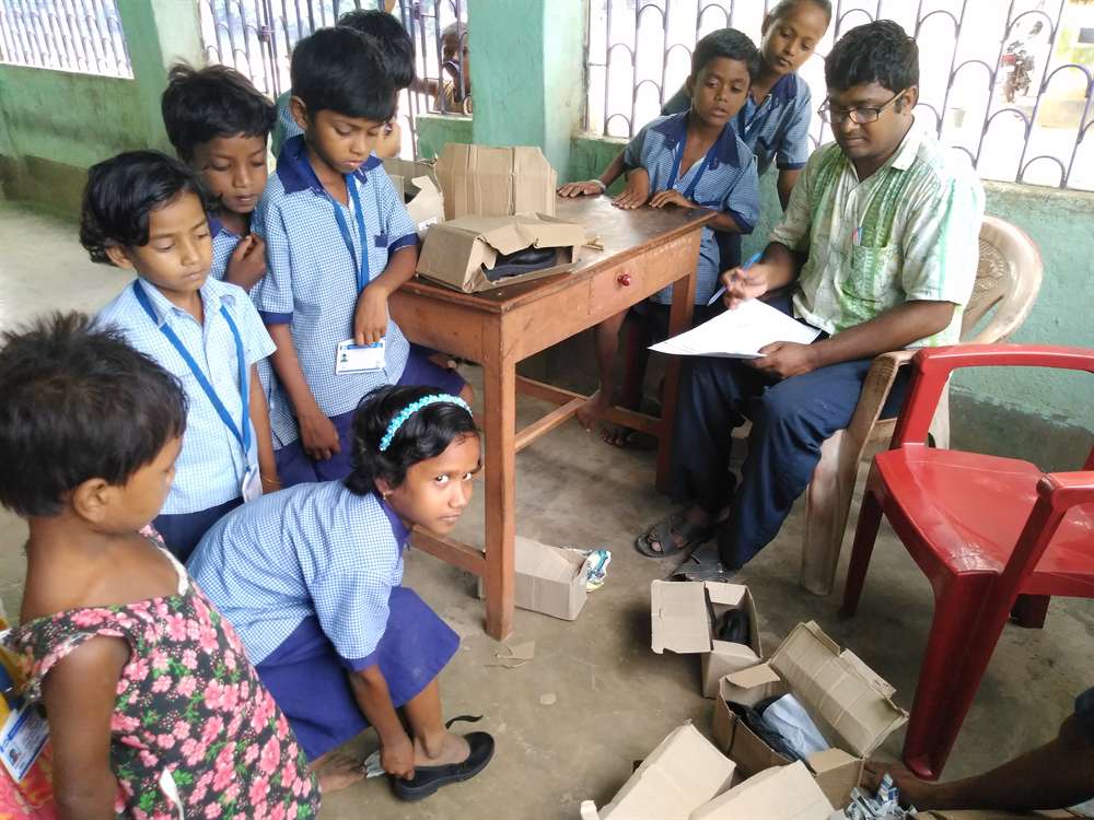 Shoe Distribution Event